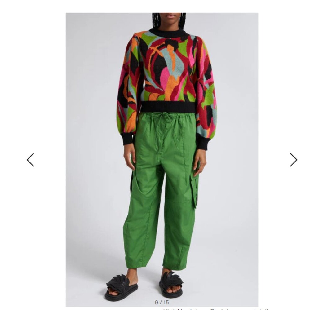 FARM Rio Cotton Drawstring Cargo Pants